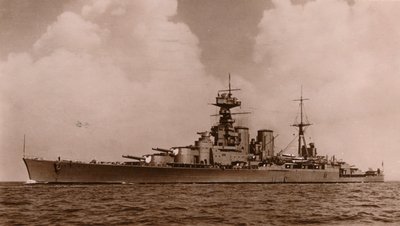 H.M.S. Hood, 1935 av Unbekannt
