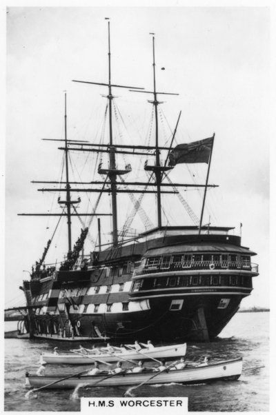 HMS Worcester, 1937 av Unbekannt