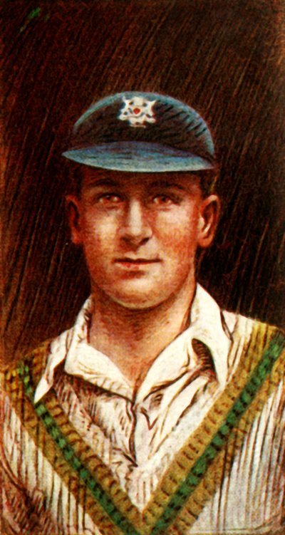 H. Larwood Notts, 1928. av Unbekannt
