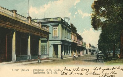 Habana - Residences on the Prado, 1907. av Unbekannt