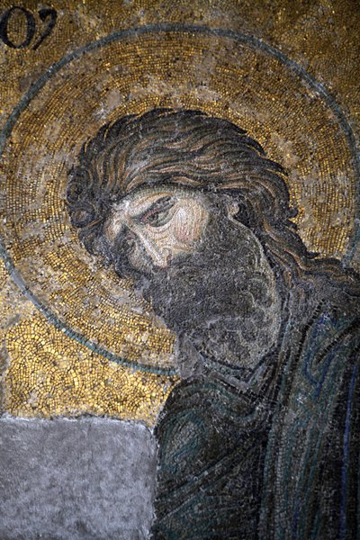 Hagia Sophia Deesis mosaikk - Døperen Johannes Istanbul Tyrkia av Unbekannt