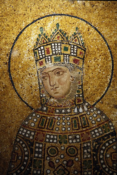 Hagia Sophia mosaikkdetalj: Keiserinne Zoe Istanbul Turquie av Unbekannt