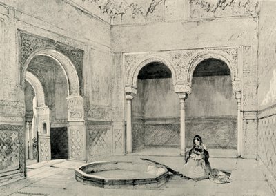 Hall of the Abencerrages, 1800-tallet, 1907. av Unbekannt