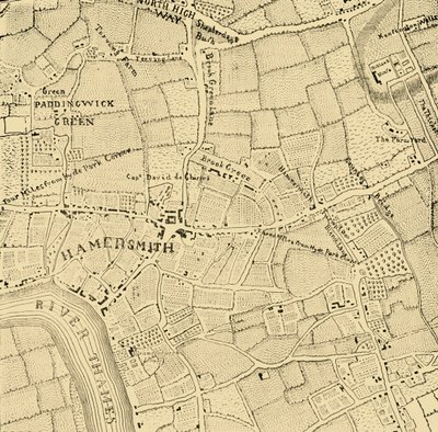 Hammersmith i 1746, c1878. av Unbekannt