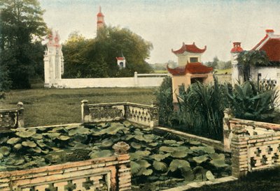 Ha Noi. Børstepagoden, Hanoi. Formål Thap Pagoda, 1900. av Unbekannt