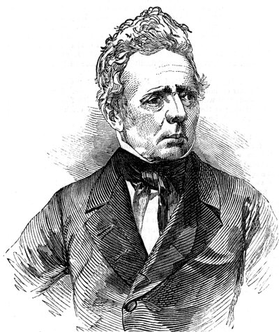 Hans Christian Oersted , dansk fysiker, 1851 av Unbekannt
