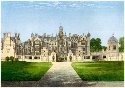 Harlaxton Manor, Lincolnshire, hjemmet til Gregory-familien, c1880 av Unbekannt