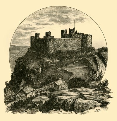 Harlech slott, 1898. av Unbekannt