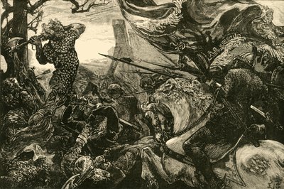 Harold i slaget ved Hastings, 1066, 1890. av Unbekannt