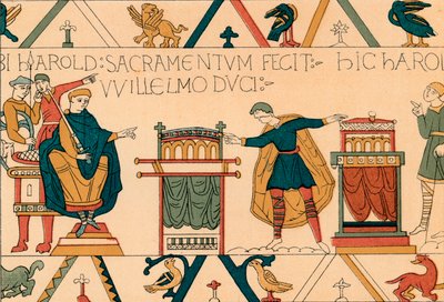 Harolds troskapsed til William av Normandie, 1800-tallet. av Unbekannt