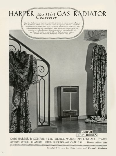 Harper No 3161 Convector Gas Radiator - Harper Housewares, 1949. av Unbekannt