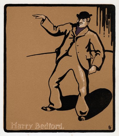 Harry Bedford, teaterartist, sent på 1800-tallet av Unbekannt