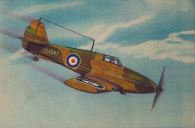 Hawker Hurricane Fighter Monoplane, c1944. av Unbekannt