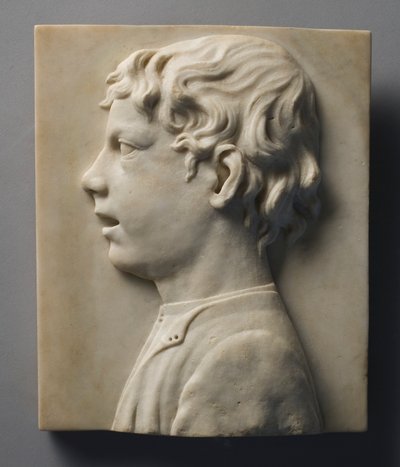 Head of a Boy, ca. 1460. av Unbekannt