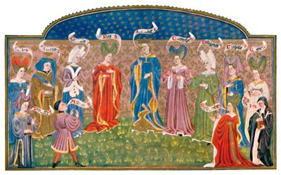 Hodeplagg i det femtende århundre MS. Roy. 15 E. v., 1400-tallet, 1903 av Unbekannt