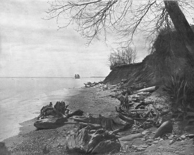 På vei mot kysten, Lake Michigan, USA, c1900. av Unbekannt