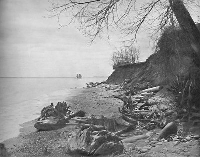 På vei mot kysten, Lake Michigan, c1897. av Unbekannt