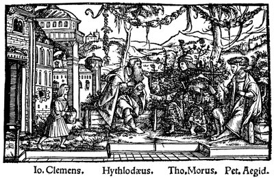Hodestykke fra Thomas Mores Utopia, 1518 av Unbekannt