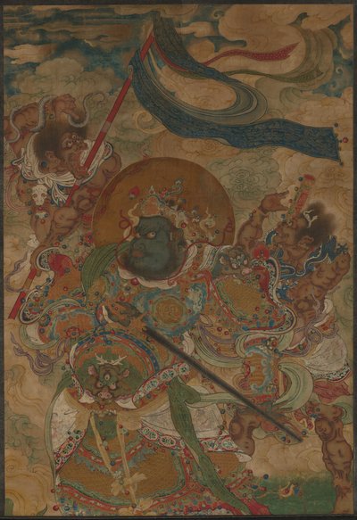 Himmelske kong Virudhaka, 1368-1644. av Unbekannt