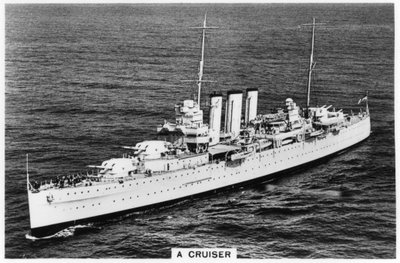 Tung cruiser HMS Devonshire, 1937 av Unbekannt