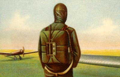 Heinecke fallskjerm, c1918, 1932. av Unbekannt