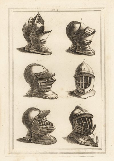 Hjelmer fra Tower of London av Unbekannt