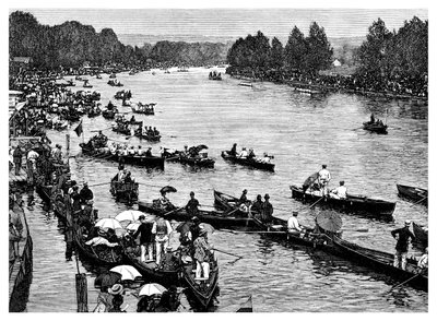 Henley Regatta, Oxfordshire, 1882 av Unbekannt