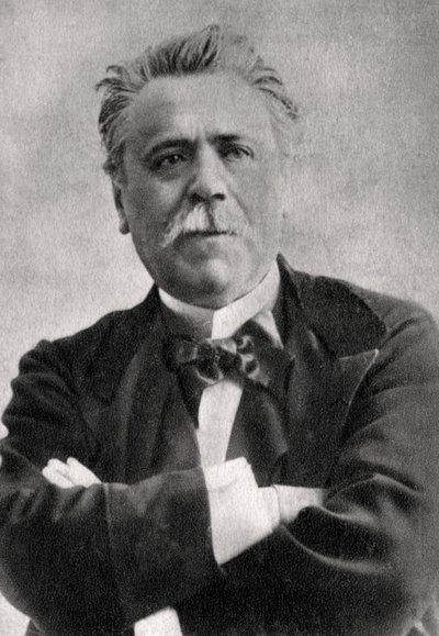 Henry Becque , fransk dramatiker, 1899 av Unbekannt