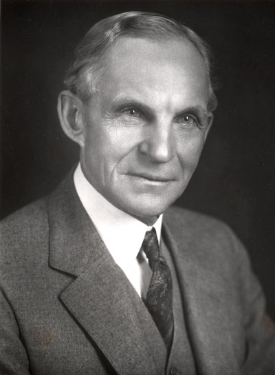 Henry Ford , amerikansk ingeniør og bilprodusent, c1910-c1930 av Unbekannt