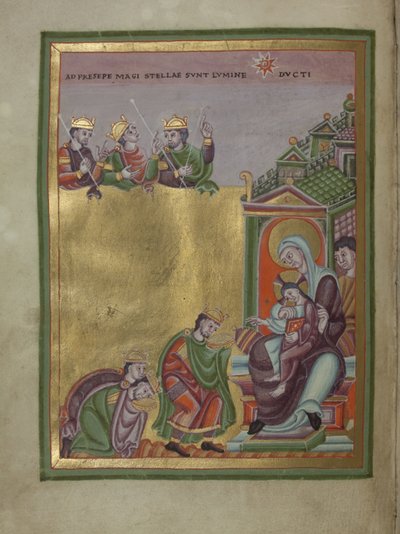 Henry III, den hellige romerske keiser Evangelarium for Henry III, 10391043 av Unbekannt