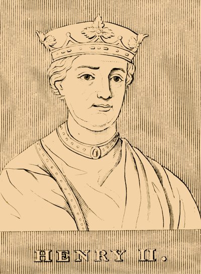 Henrik II, 1133-1189, 1830. av Unbekannt