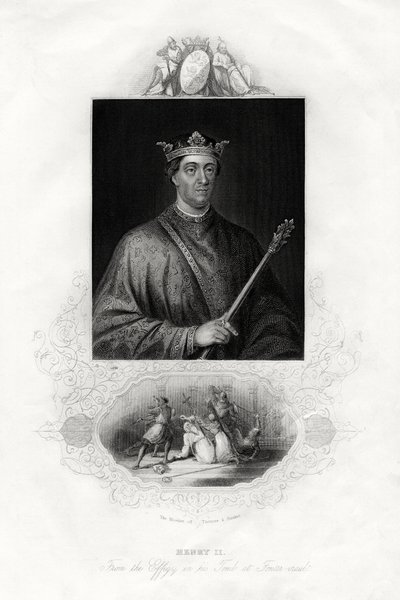Henry II, konge av England, 1860 av Unbekannt