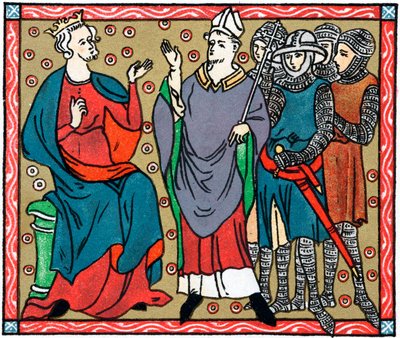Henry II og Thomas a Becket av Unbekannt