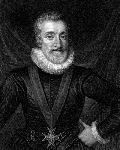 Henry IV, første Bourbon-konge av Frankrike, c1830 av Unbekannt