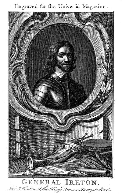 Henry Ireton, engelsk parlamentarisk sjef fra 1600-tallet av Unbekannt