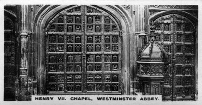 Henry VII Chapel, Westminster Abbey, London, ca 1920-tallet av Unbekannt