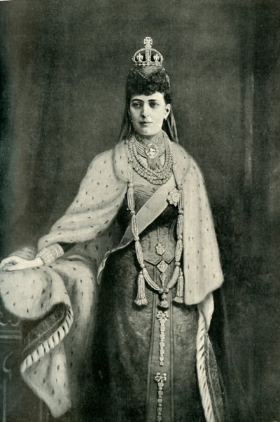 Hennes Majestet Dronning Alexandria, 1902. av Unbekannt