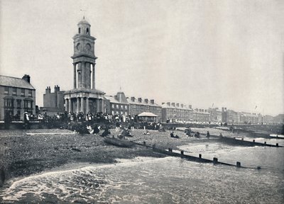 Herne Bay - Fronten, viser klokketårnet, 1895 av Unbekannt