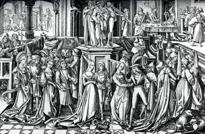 Herodias, ca. 1500-tallet, 1870 av Unbekannt