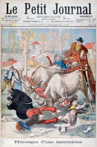 En lærers heltemot, 1902 av Unbekannt