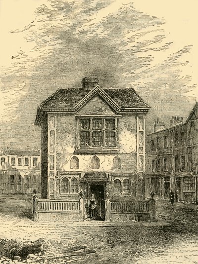 Hicks Hall ca 1750, c1872. av Unbekannt