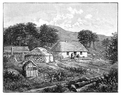 Høylandshytter i Lochaber, Skottland, 1900 av Unbekannt