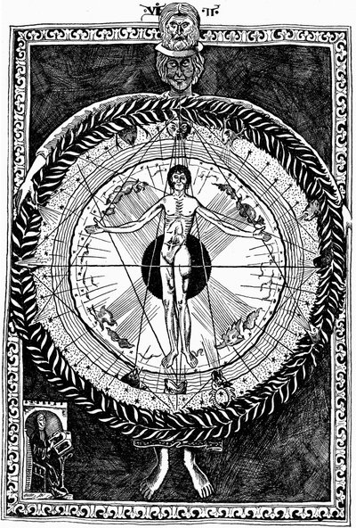 Hildegard av Bingen 1098-1179, tysk abbedisse og mystiker av Unbekannt