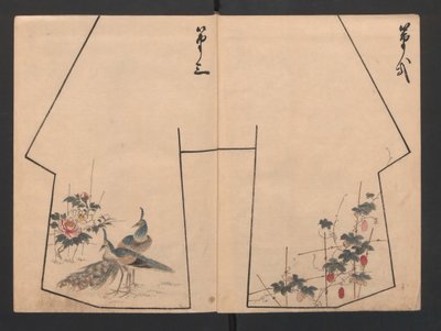 Hinagata cho modellbok, 1800-tallet. av Unbekannt