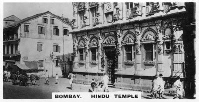 Hindu Temple, Bombay, India, c1925 av Unbekannt
