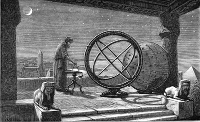 Hipparchus, eldgammel gresk astronom, 2. århundre f.Kr. c1880 av Unbekannt