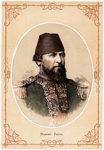 Hobart Pacha, engelsk marineoffiser og marinerådgiver for Tyrkia, c1880 av Unbekannt
