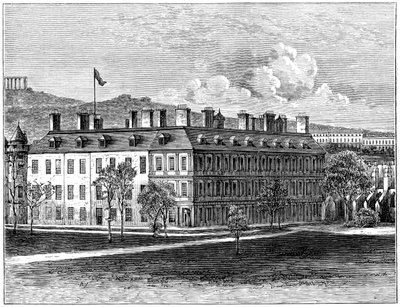 Holyrood Palace fra sørøst, Edinburgh, 1900 av Unbekannt