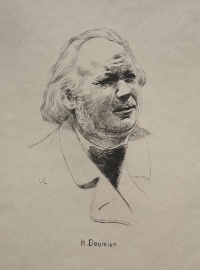 Honore Daumier, 1800-tallet. av Unbekannt