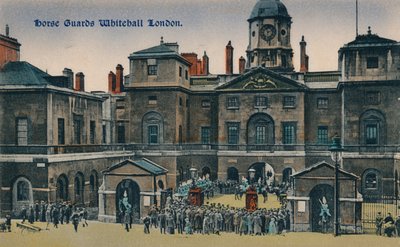 Horse Guards Whitehall London, c1910. av Unbekannt